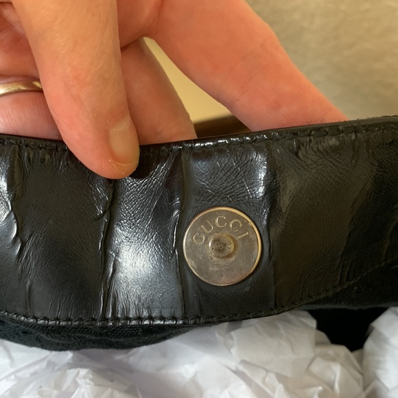 Authentic Gucci bamboo 2-way purse vintage - Picture 12 of 14